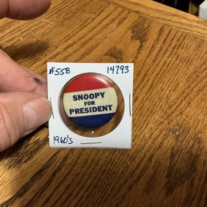 Snoopy for President Pin | eBay