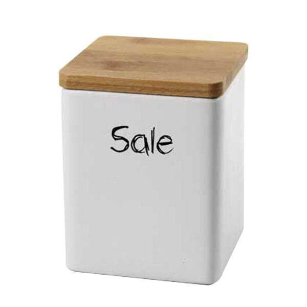 Bellintavola Ceramic Salt Jar 10x10 H 13 cm