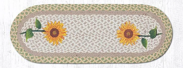 Capitol Earth Rugs Braided Jute Table Runner