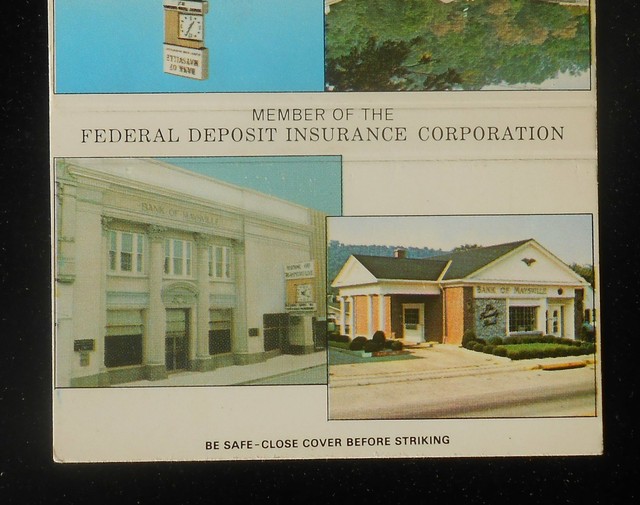 1975 Bank of Maysville Kentucky's Oldest Bank Established 1835