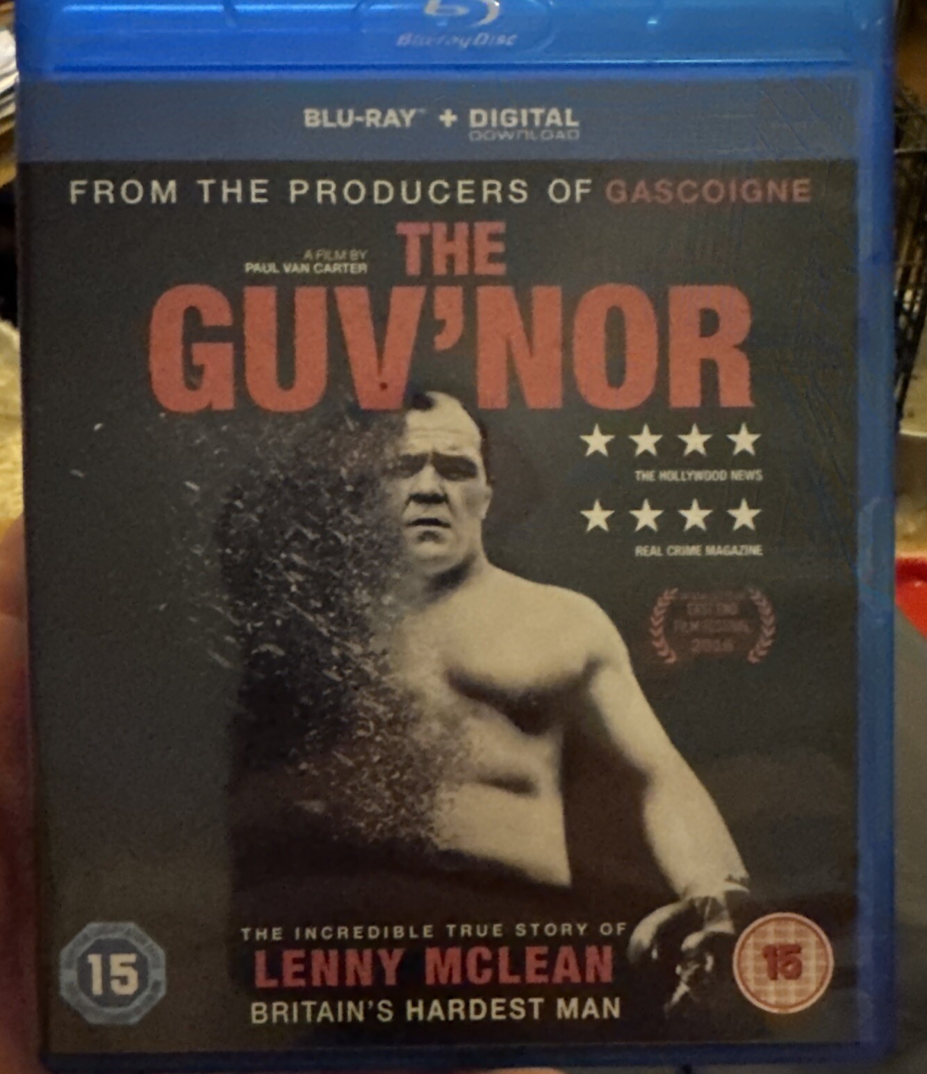 The Guv'nor Blu-Ray (2016) Paul Van Carter cert 15 Story Of Lenny McLean