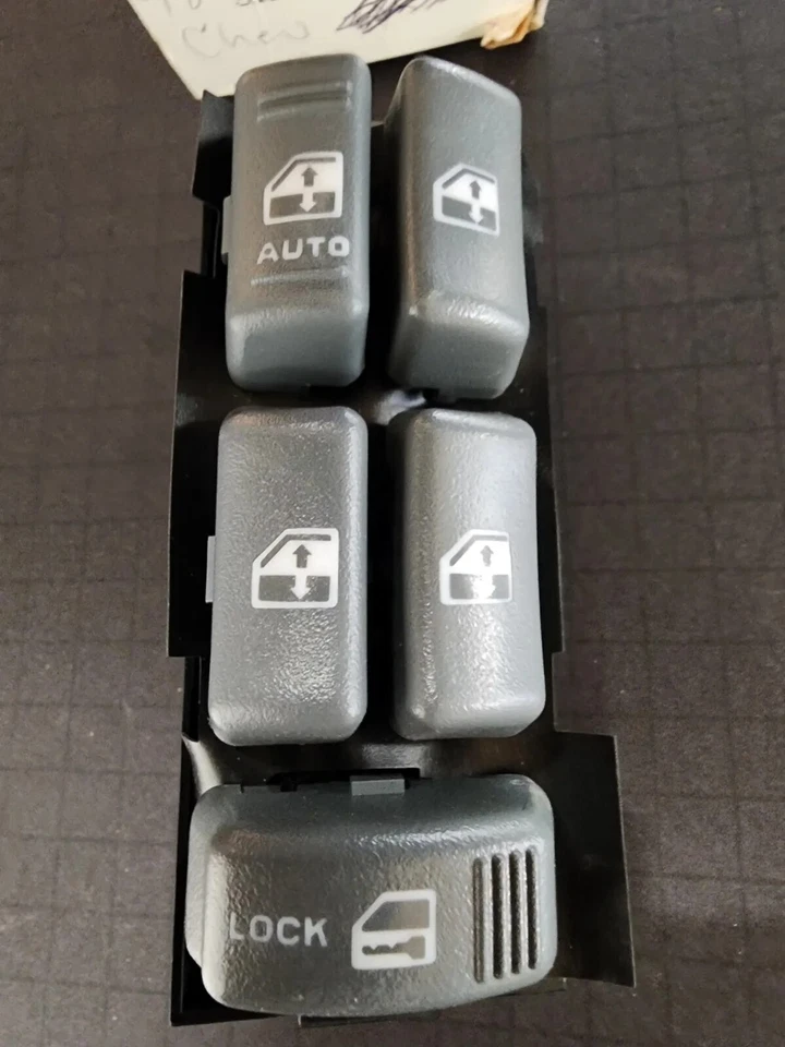 Chevrolet Cadillac GMC 1995-1999 genuino "Real Cherry" interruptor de ventana maestra Foto 2 de 3