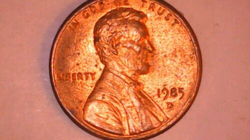 1985 D Lincoln Memorial Penny RV Grease Mark 2.6 grams #4