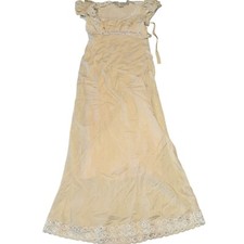 Reformation Clarisse Yellow Short Sleeve Floral Silk Midi Dress Women's 0