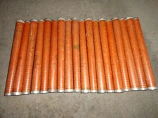 18 VINTAGE 11" TEXTILE YARN SPINDLE SPOOLS