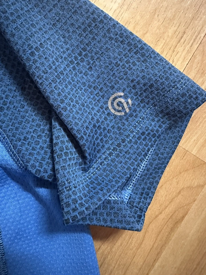 Camisa C9 by Champion Azul Jaspeado Malla Manga Corta Mecha Seca Niños Talla L (12-14) Foto 3 de 4