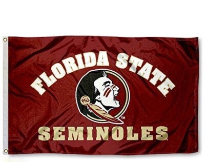 Florida State University Gartenflagge – Doppelseitig, 100% Polyester, Offiziell Lizenziert, Für FSU-Fans