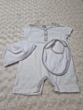 Fendi Baby Grow Age 9/12 Months With  Matching Hat and Bib. 