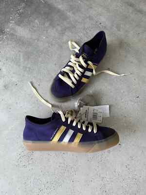 ADIDAS WALES BONNER NIZZA LO SHOES PURPLE SIZE US 1/2 EU 42 UK