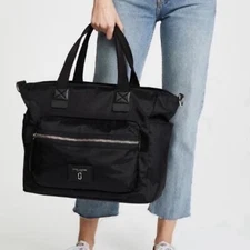 Marc Jacobs Biker Diaper Bag in Nylon Black