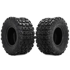 22x11-10 6Ply Rear ATV Tires 22x11x10 UTV Tires 22 11 10 Mud All Terrain Set 2