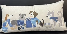 Storehouse Brand  Hanukkah Dog Pillow Oblong 23" x 11" New Without Tags