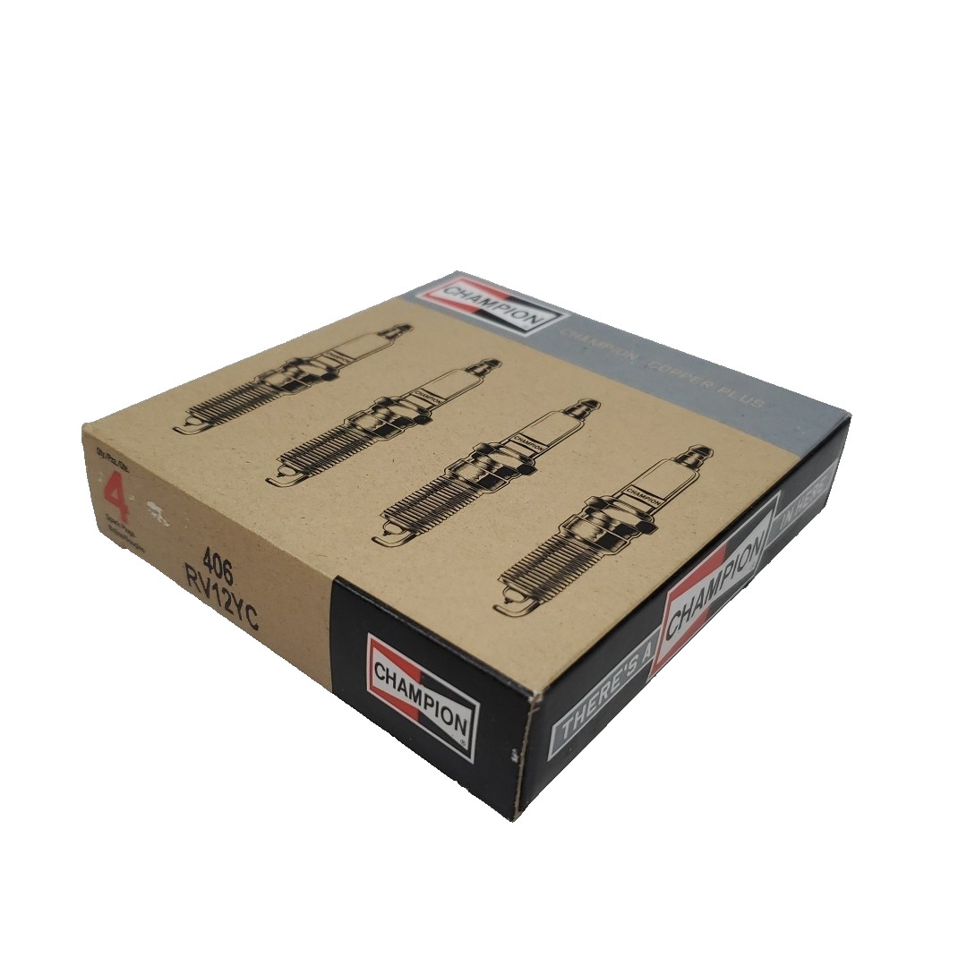 Champion 406 RV12YC Copper Plus Spark Plug Qty 4