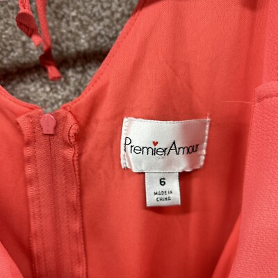 Premier Amour Women's Sleeveless Ruffle Trim Fit & Flare Dress Red Size 6 | eBay Premier Amour Women's Sleeveless Ruffle Trim Fit & Flare Dress Red Size 6 | eBay
