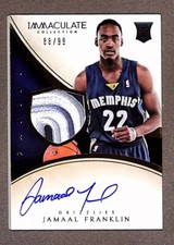 2014 Panini Immaculate #123 Jamaal Franklin RPA /99