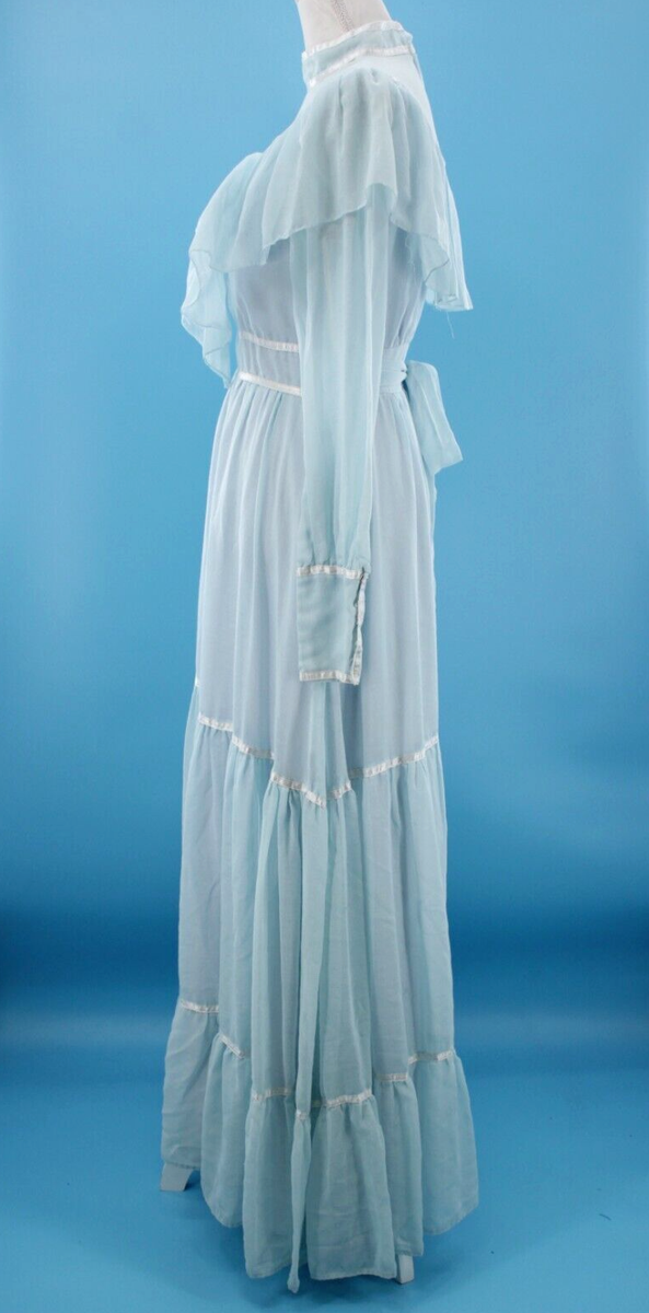 fitted lace wedding dress Iconic Maxi Dress, in Light Blue Glitz, Size: 2XL | Show Me Your Mumu main image 1