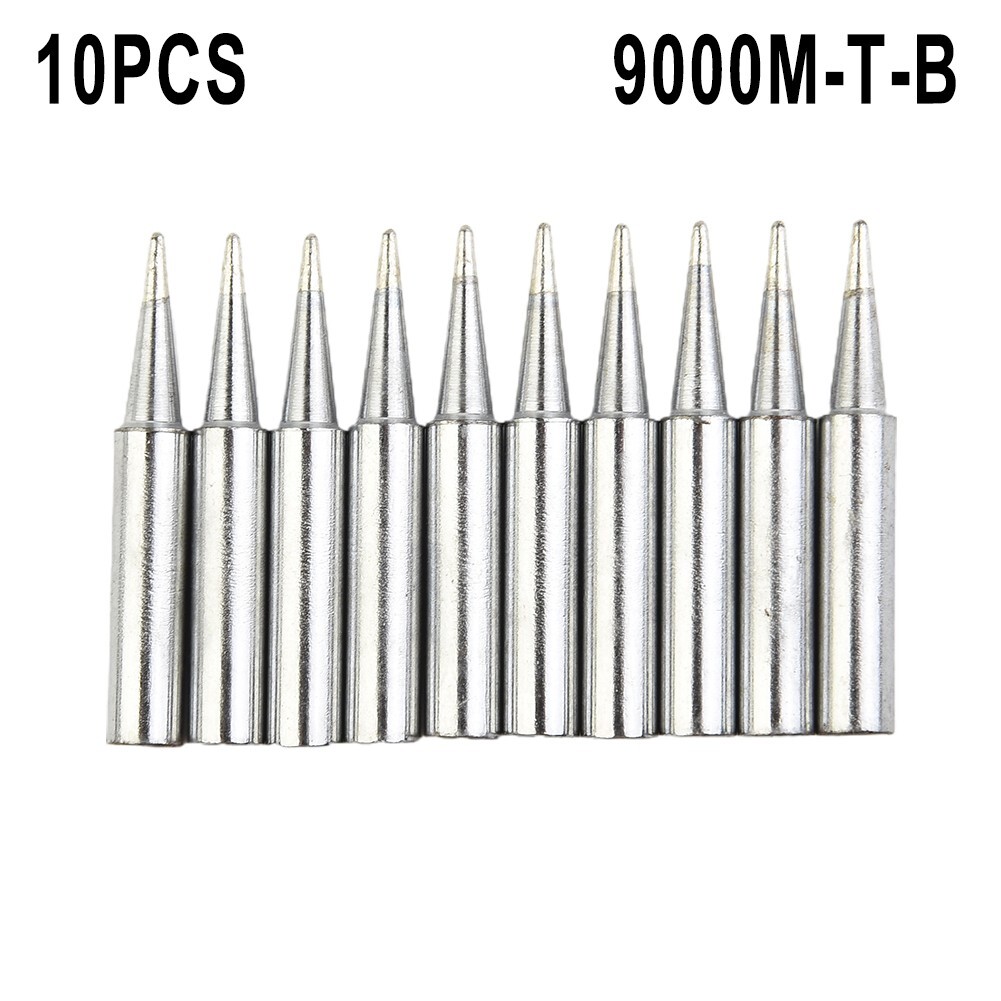 10pcs 900M-T-B Lead-Free Copper Solder Tips for Soldering Station