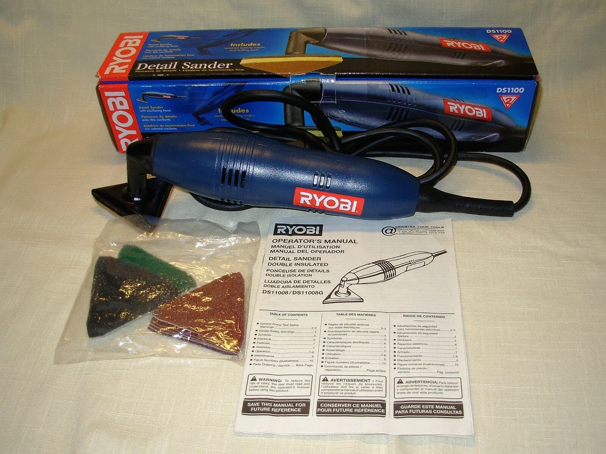 Ryobi detail sander ds1100 deals