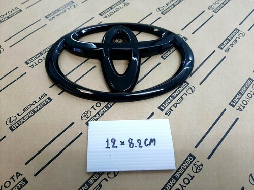 Buy Piano Black Toyota 12 Cm Logo Emblem Badge For Toyota Corolla