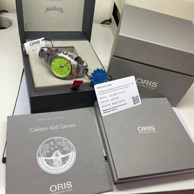 Oris ProPilot X Kermit Frog Muppets Calibre 400 Titanium Green