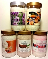 Dead Sea Collection Bath Salts Coconut, Lavender, Argan, Cherry, Almond Vanilla 