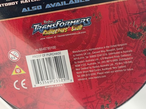 Transformers Unleashed Bumblebee Figure – Hasbro 2007 Collectors Edition - Picture 13 of 13