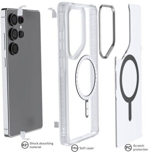 Samsung Galaxy S25 Ultra Case Clear MagSafe Magnetic Phone Cover Ghostek COVERT - Picture 33 of 52
