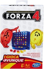 Forza 4 da Viaggio Gioco Portatile Hasbro B1000 I Gioca Ovunque 6 Anni+