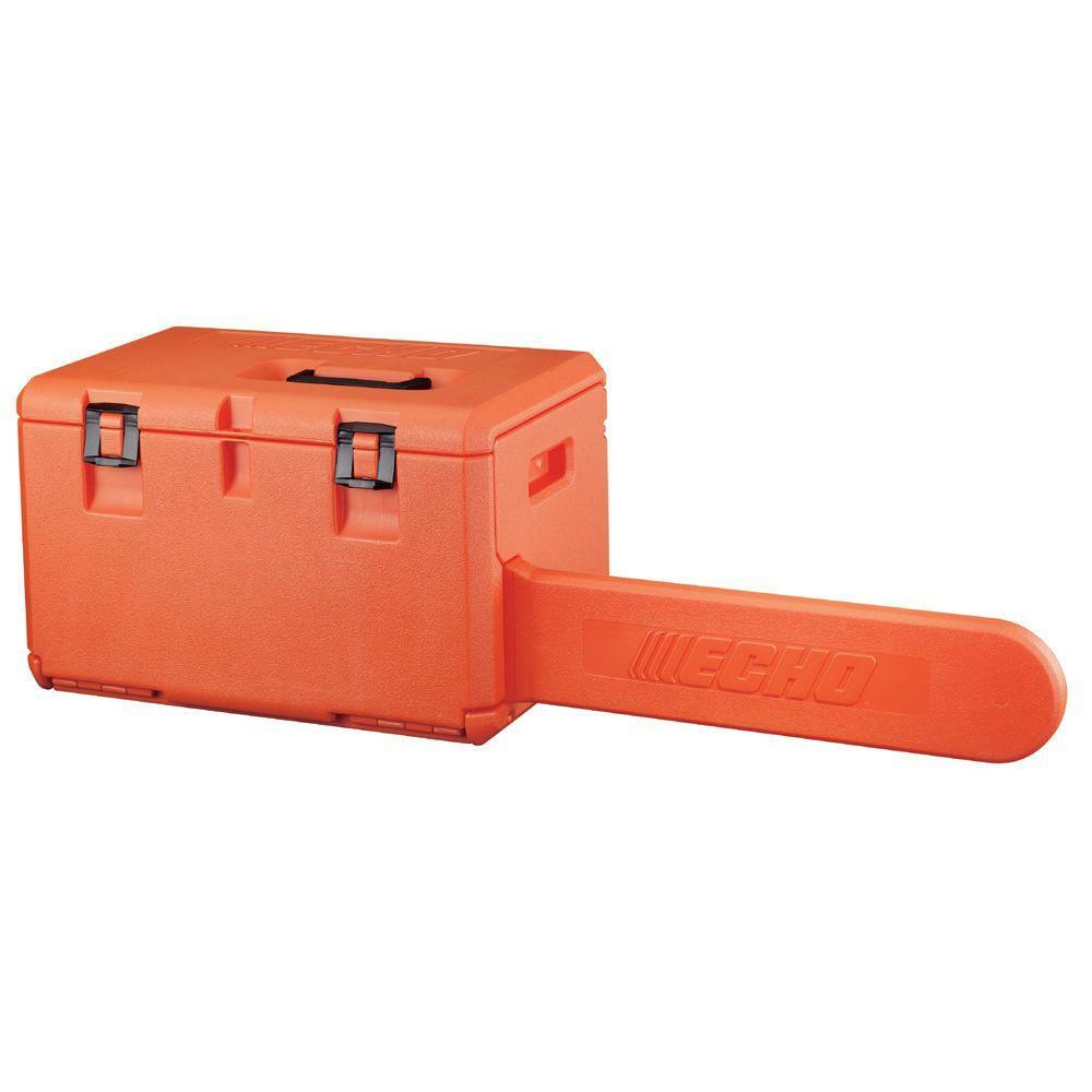 echo chainsaw carrying storage case 20 in. toughchest weathe