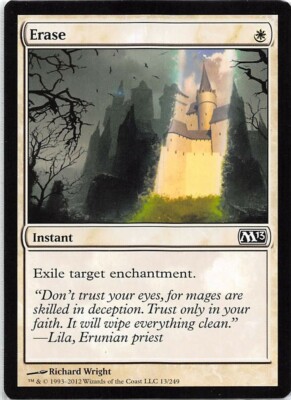 Erase *PLAYSET* Magic MtG x4 M13 SP