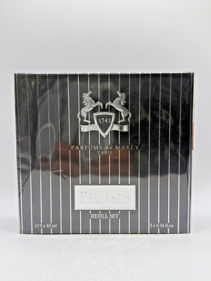 PEGASUS BY PARFUMS DE MARLY 3 x 10 ML FIRST FORMULA EDP SPRAY (NEW WITH BOX)