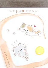 Kamio Mogu Nyan & Shokupan Mini Memo Pad~KAWAII!!