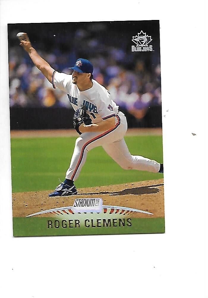 Roger Clemens 1999 Topps Stadium Club Baseball Card #96 Toronto