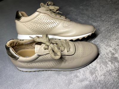 Tamaris Women's Leather Lace-Up Sneakers - German Size 41