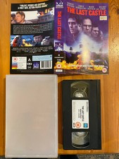 THE LAST CASTLE Robert Redford James Gandolfini Big Case VHS Video ex rental