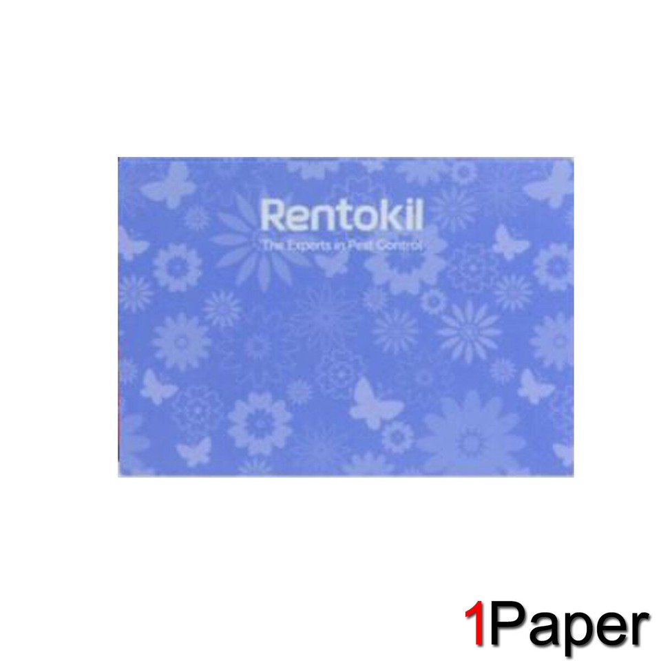 RENTOKIL CLOTHES MOTH KILLER PAPERS STRIPS KILLS MOTH ADULTS' LARVAE