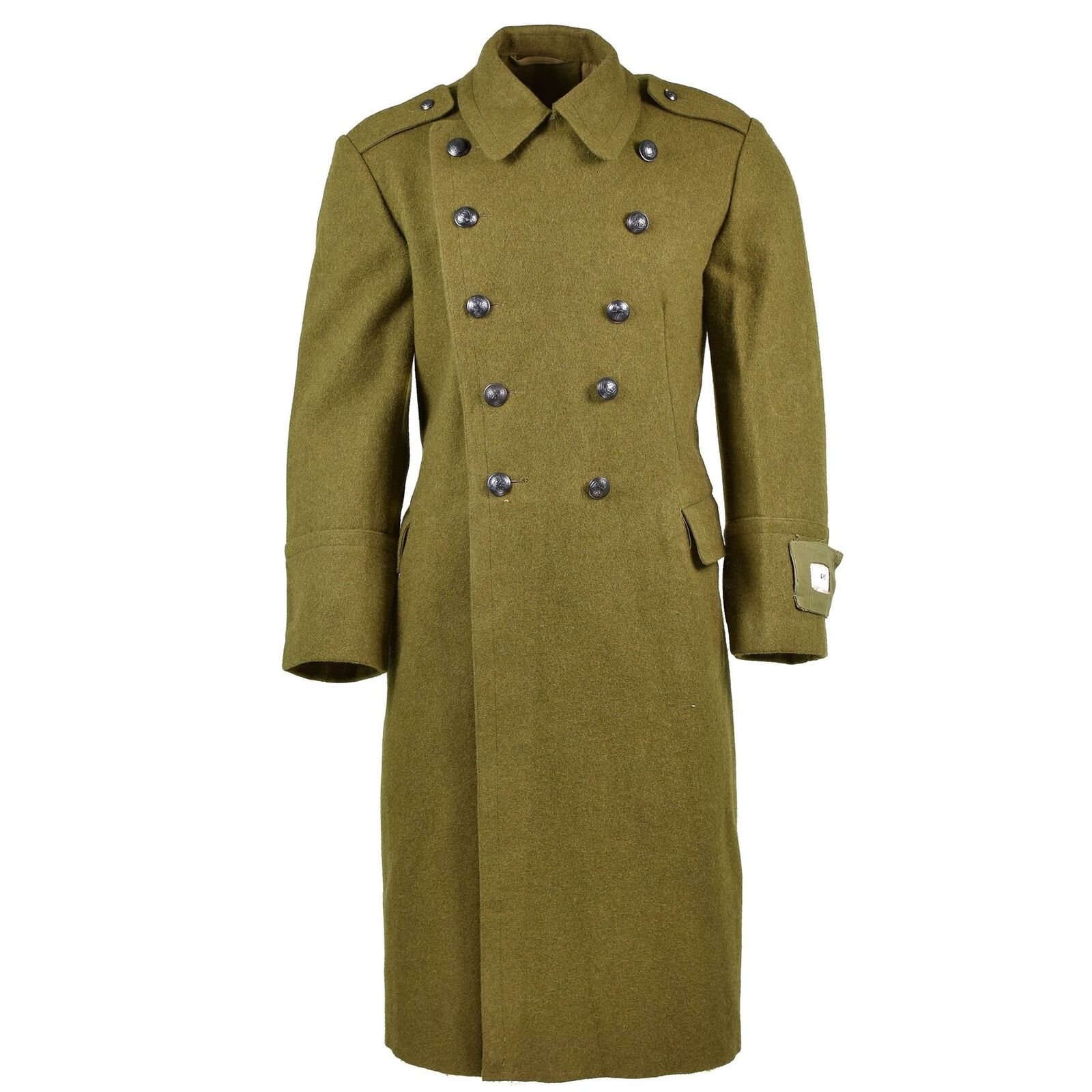 Genuine Romanian Trench Coat Military Army Wool Overcoat Heavy Winter ...