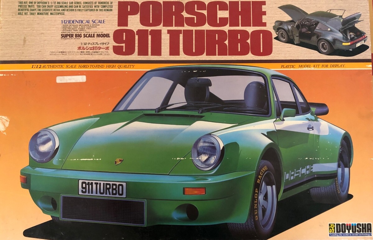 オオタキ　Porsche 911 Turbo 1/12 スケール 組み立てキット Otaki Porsche 911 Turbo 1/12 Motorized Plastic Model Kit OT3-63 | eBay