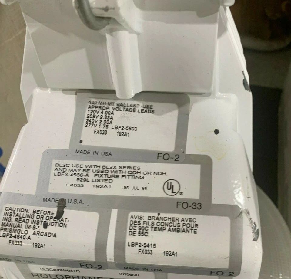 Vintage HOLOPHANE PRISMGLO Industrial Warehouse Pendant Factory light STUNNING! - Image 4 of 4