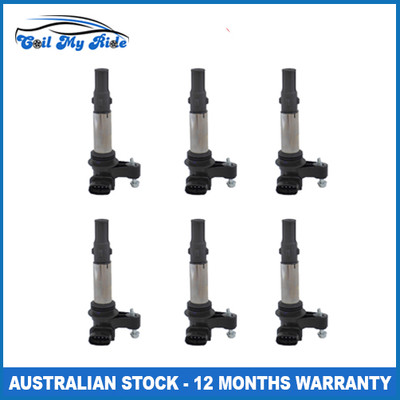 6x Ignition Coil for Alfa Romeo 159 Brera JTS Spider 3.2L Saab 9-3 2.8L Turbo V6