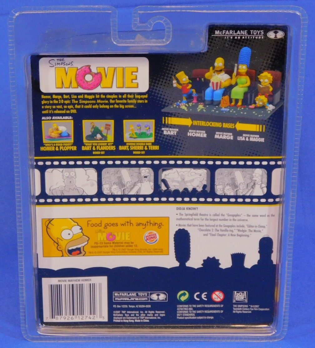 THE SIMPSONS フィギュア　2007 Complete Set 2007 The Simpsons Movie Collectible Action