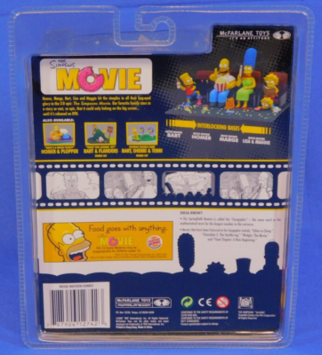 THE SIMPSONS MOVIE MAYHEM HOMER EATING POPCORN FIGURE 2007 MOC