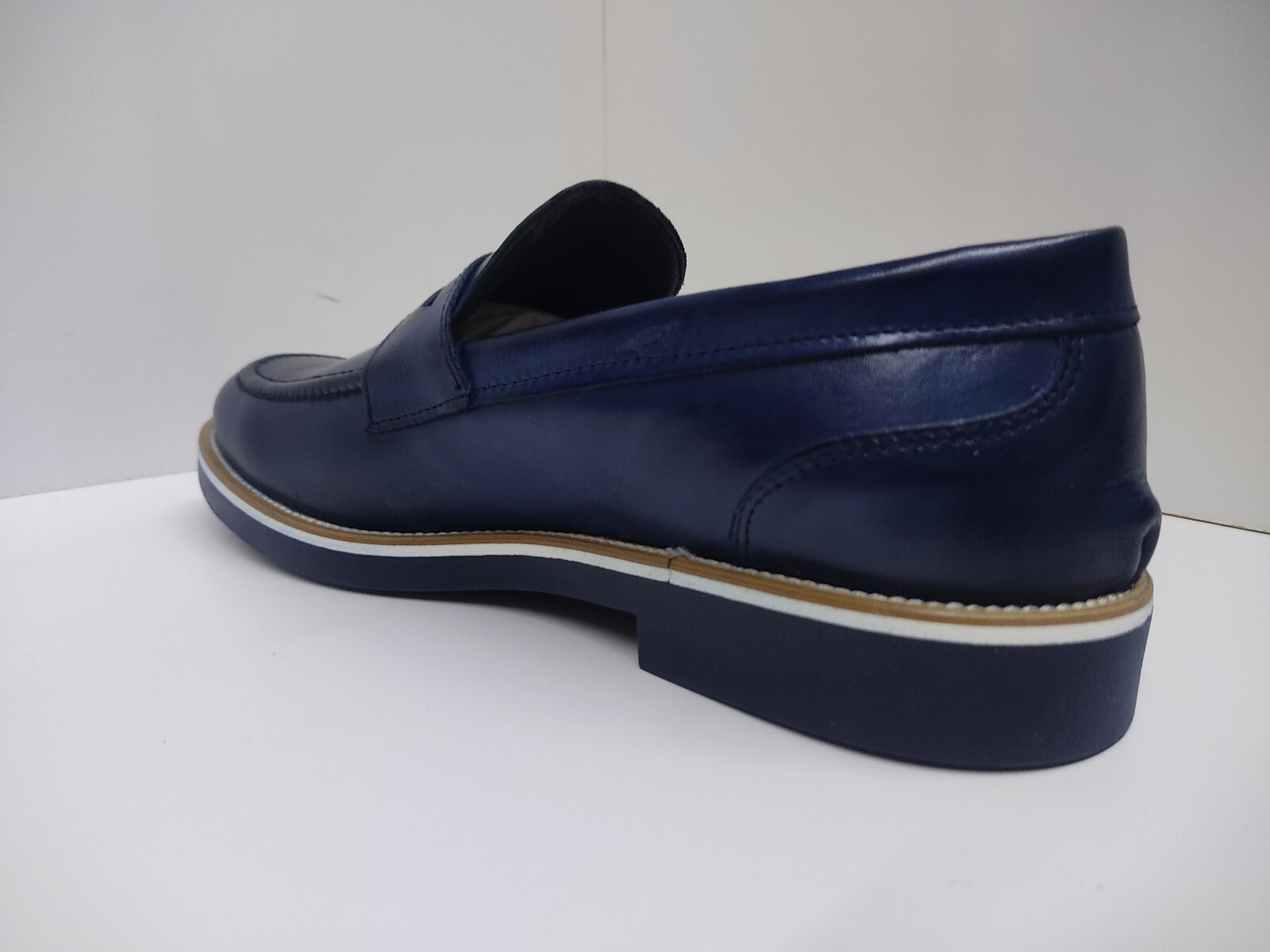 Scarpe Uomo Mocassini Estivi casual College Artigianali Vera Pelle Made in Italy - Foto 12 di 12