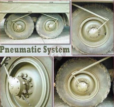 Resicast 1/35 DUKW Wheels and Pneumatic Inflating Mechanism Set (Italeri) 352427