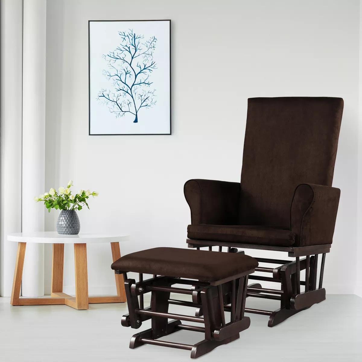 Nursery glider clearance and ottoman set