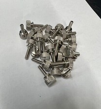 Knurled Thumb Screw Brass Plated 6-32 Thread 1/2 length 25 Pieces 179sp49