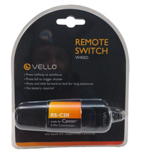 Vello Remote Switch Wired RS-C2II for Canon 3-Pin Connection - New