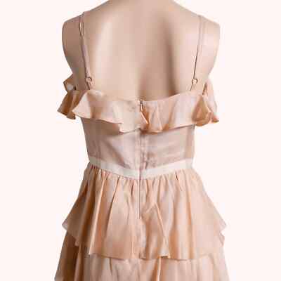 topshop pink silk dress Topshop asymmetric flutter sleeve maxi dress with seaming in pink