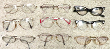 Lot of Mixed Women's eyeglass frames eyewear various brands, parts / repair