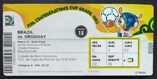 TICKET FIFA Confederations Cup 2013 Brazil v Uruguay Match 13 Belo Horizonte#715
